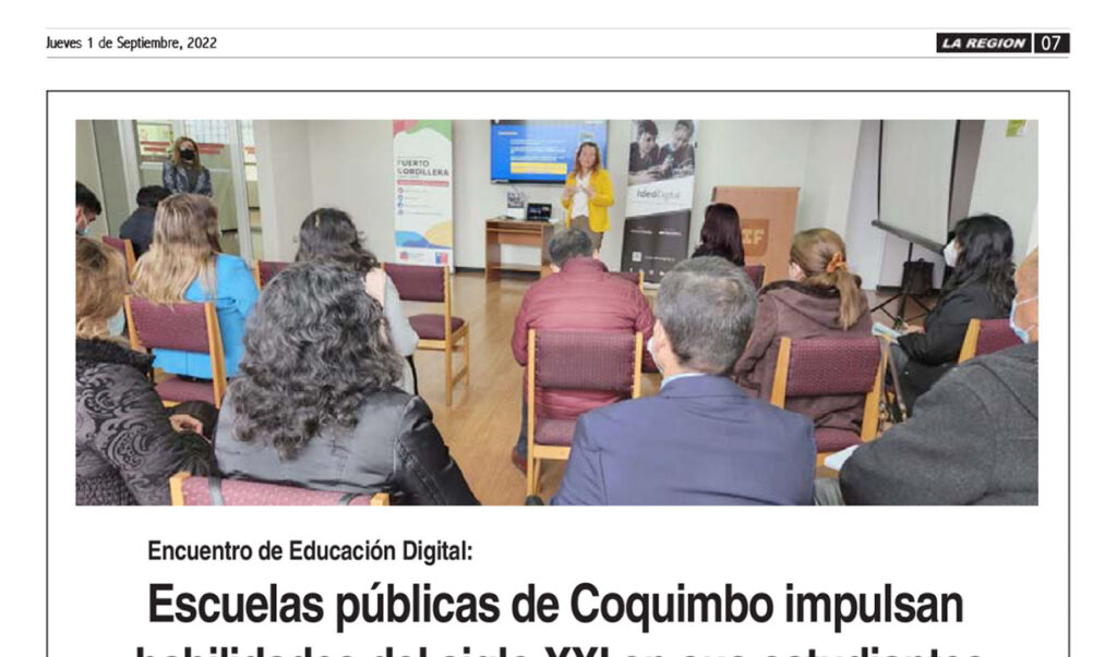 Escuelas públicas de Coquimbo impulsan habilidades del siglo XXI en sus estudiantes